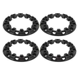 4Pcs Wheel Hub Trim Cover Hubcaps Tire Protection Rim Cap Universal for ATV Go Kart 6in (OD: Approx. 170mm/6.7in, ID: Approx. 110mm/4.3in)
