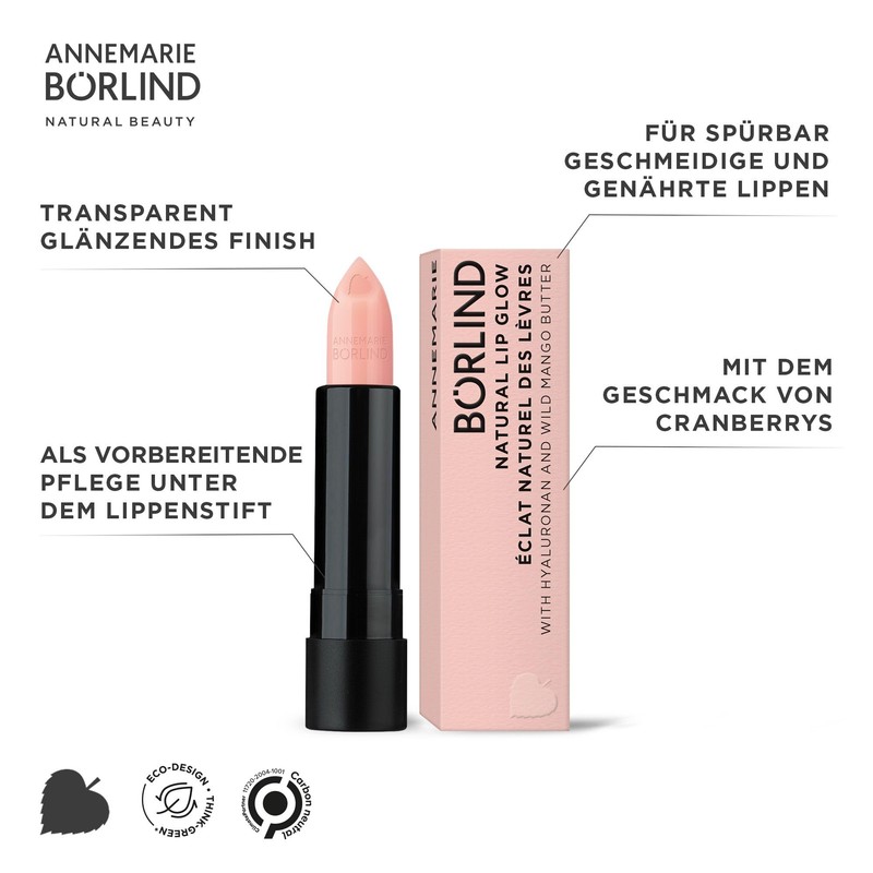 ANNEMARIE BÖRLIND Natural Lip Glow Lip Care with Hyaluronic Acid