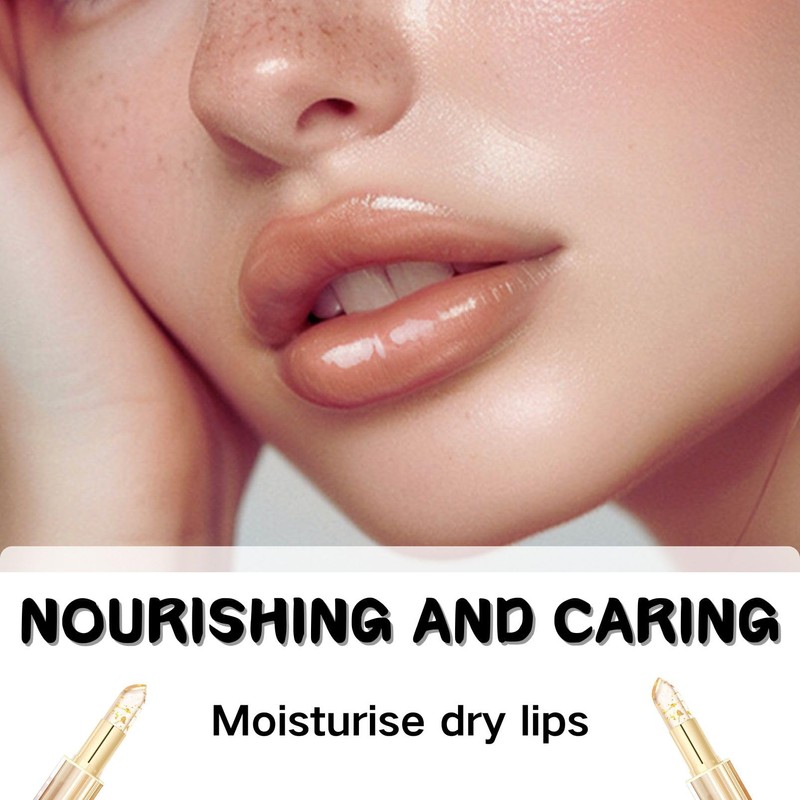 2PCS Transferproof Color Changing Lipstick,24H Long Lasting Moisturizing Glossy Lip