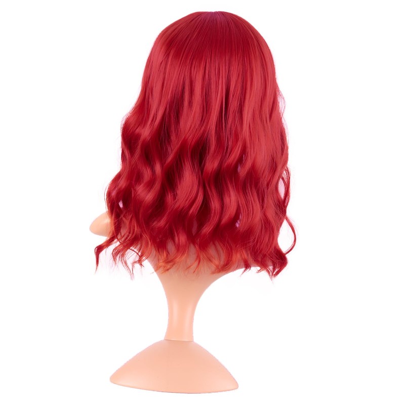MapofBeauty 14 Inch/35 cm Short Wavy Curly Women Fresh Bright