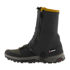 Kahtoola RENAgaiter Mid Gaiters for Hiking, Mountaineering, Trail Running, Shoe & Boot Protection in Mud, Snow & Ice - Raven - Small|Medium