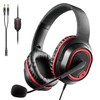 ELECOM HS-G30BK Gaming Headphones, Wired, Over-Ear, Lightweight Model, 6.6 ft