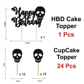 Suministros para fiestas de cumpleaños con temática Black Sk