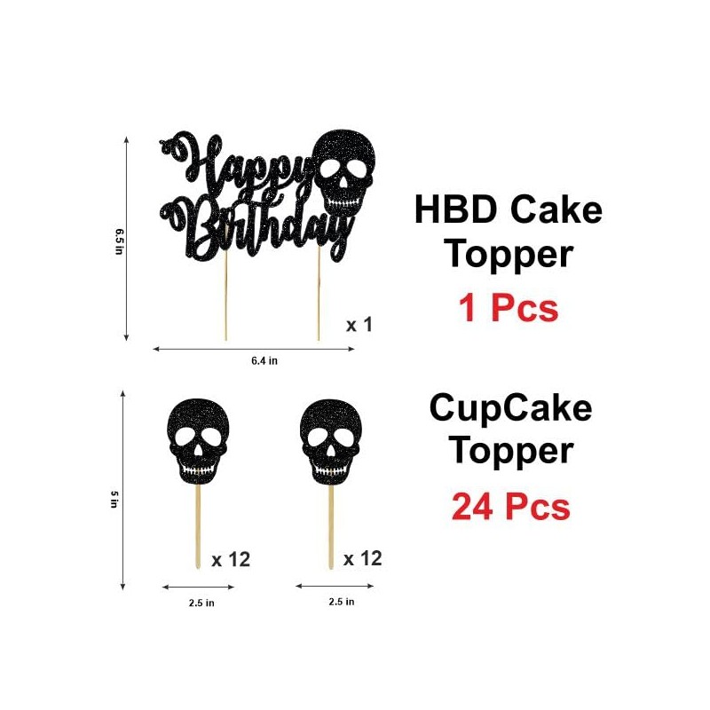 Suministros para fiestas de cumpleaños con temática Black Sk