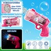 Blubbel Bubble Gun, LED Bubble Machine, 80 ml Bubble Liquid