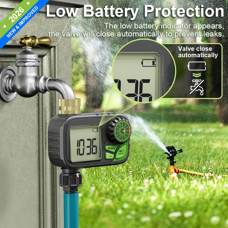 Sprinkler Timer, Digital Water Hose Timer Irrigation Controller
