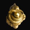 BRABUD Brass Chinese Zodiac Ingots Snake Statue Home Decoration Collectibles