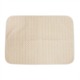 FakeFace Bed Pads for Incontinence Washable with 4 Layers of Protection, Reusable Pee Pad for Kids Adults Elderly Pets, Waterproof Protective Pad for Couch Sofa Floor Bed (Khaki, 50*70cm)