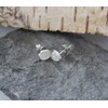 Chic-Net Studs braid edge moonstone oval 10 mm 925 sterling