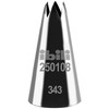 IBILI 250108 Star Piping Nozzle, Stainless Steel, Silver, 8 mm