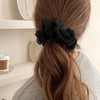 HAPVITAL Chiffon Scrunchie Set - Fashionable Adult Hair Rope Elastic