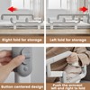 Folding Bed Rails for Elderly Seniors, Adjustable Heights Bed Assist