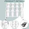 Asee'm Flower Display Stand with 12 Buckets, 3-Tier Flower Stand