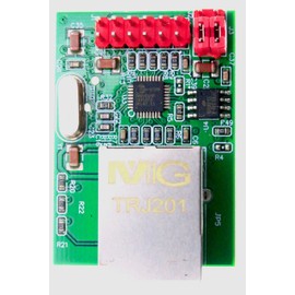 DAVICOM DM9051NP TCP/IP UDP SPI to LAN Ethernet Network Module Converter SPI Interface for Microcontroller ARM M3 M0 MCU Based ETH to WiFi Bridge ESP32 W5500 28J60