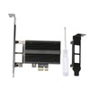 PCIe Network Card 2.5Gbps Dual Port Gold Plated Pin Aluminium