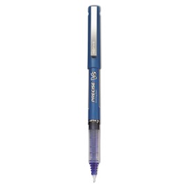 Pilot 35335 Precise V5 Roller Ball Stick Pen, Precision Point, Blue Ink, .5mm, Dozen