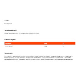 GymBeam GymBeam Kreatinpyruvat Pulver - Kreatin gebunden an Pyruvat fr verbesserte Leistung, untersttzt intensives Training & Muskelkraft, gut l?slich, ideal fr Kraft- & Ausdauersportler, 250 g