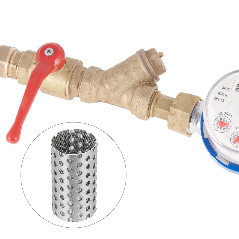 PATIKIL 4 Pcs 18mm OD Strainer Mesh, 32mm H 80