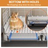 Oneluck Bunny Cage Indoor Rabbit Hutch with Pull Out Tray