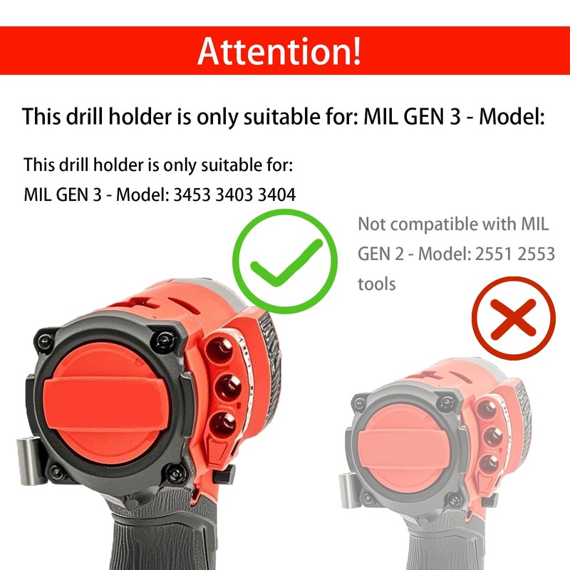 Gosknor Magnetic Bit Holder for MIL M12 Gen3 Impact Driver