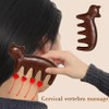 ARFUKA Wooden Cat Scalp Massage Comb Five Claw Trigger Point