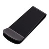 DonDon Men's Money Clip Stainless Steel Black