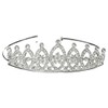 Handcess Light up Sparkly Rhinestone Flower Tiaras and Crowns LED