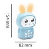 Mooov 477511 Night Light Rabbit Snowflake with White Sound Blue