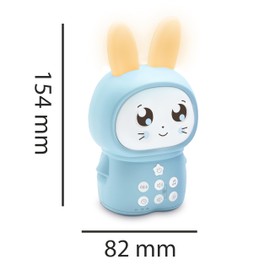 Mooov 477511 Night Light Rabbit Snowflake with White Sound Blue