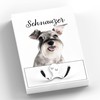 Schnauzer Wall Hanging Wooden Lead Hook Gift Idea For Dog