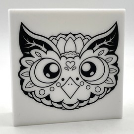 IQ Zoolight DIY Create Your Own Coloring Night Light Craft Kit - Owl (ZNOW)