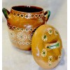 Olla de Barro con tapa Terracota Bean Soup Pot with