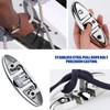 Pacify 2 Pack Folding Boat Cleats 316 Stainless Steel 4.5/5/6