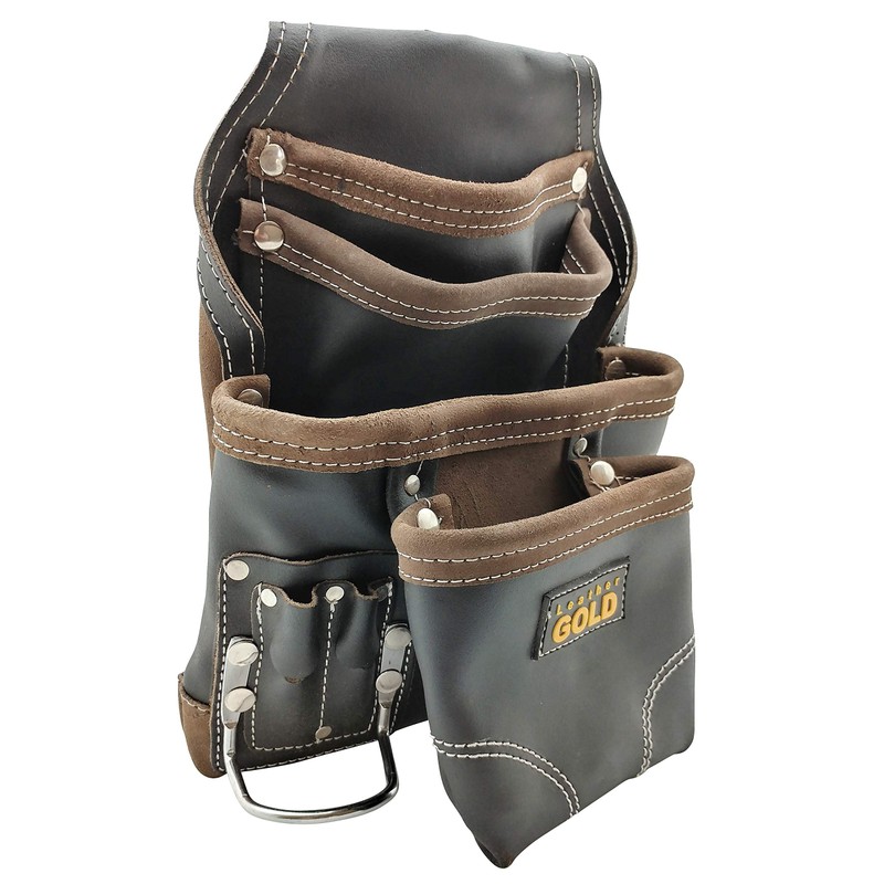Leather Gold Heavy Duty Tool Pouch | Carpenters Tool Pouch