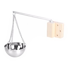 Aroma Bowl Sauna, Stainless Steel Sauna Aroma Bowl, Sauna Bowl for Spa Sauna, Evaporator Bowl Hanging (220 ml)