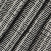 Bee and Willow Woven Basketweave Charcoal Rod Pocket Lined Curtain