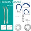 Kingsie Bicycle Spoke Wrench 4-Piece Set Tire Lever Nipple Wrench
