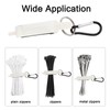Plastic Zip Ties Holder with Luminous Effect Tool Belt Organizer
