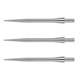 WINMAU Dart Points - Velocity Steel Tip Darts Points in Silver Effect - 32mm