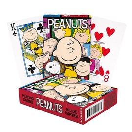 Aquarius - Cartas de Cacahuetes para Tus Juegos de Cartas Favoritos - Producto Oficial de Cacahuetes y coleccionables - Tamaño de póker con Acabado de Lino