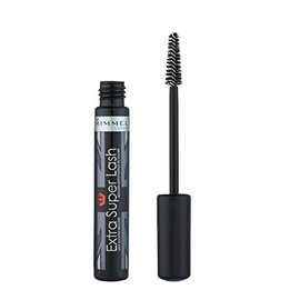 Rimmel Extra Super Lash - Máscara, color negro, Negro, 2 unidades