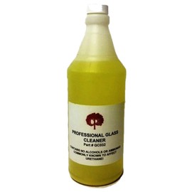 Clean + Professional Glass Cleaner Concentrate, Quickly Dissolves Grease, Grime, and Dirt - 32oz (Makes 5 Gallons)