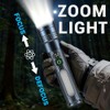 Skywolfeye 2 Pack Rechargeable Flashlights High Lumens, 5 Modes Led