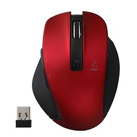 Digio2 Z Ultimate Shape 2.4GHz Wireless Mouse 5 Button Blue LED Medium Red 48341