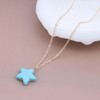 Inateannal Boho Turquoise Star Pendant Necklace Gold Turquoise Choker Necklace
