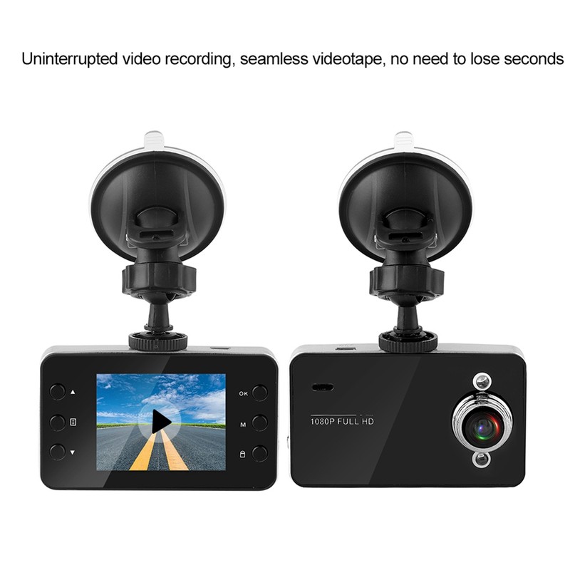 K6000 2.7 Inch HD 1080P Car Video Camera Driving Recorder