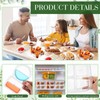 Blushtier 60 Pcs 4oz Double Condiment Snack Containers and 17oz