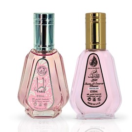 Ard al Zaafaran Yara & Pink Blush Shams Al Emarat Khususi Eau de Parfum Sprays 50ml (1.69 oz) (Bundle)