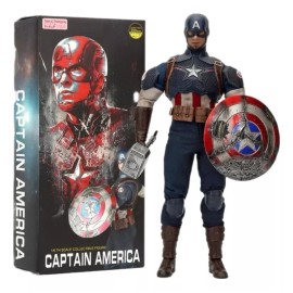 Crazy Toys Figura Steve Rogers Capitan America Martillo Mjolnir 30cm