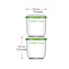 FOSA Vacuum Seal Containers, 2 Pack 45 oz, Vacuum Container